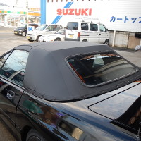 ＲＸ－７カブリオレ 幌交換 ビニール生地 ブラック | ブログ | 愛車の総合病院 カートップ大阪