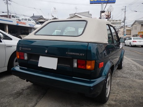 初代ゴルフカブリオレ 幌交換 ビニール生地 ベージュ | ブログ | 愛車の総合病院 カートップ大阪