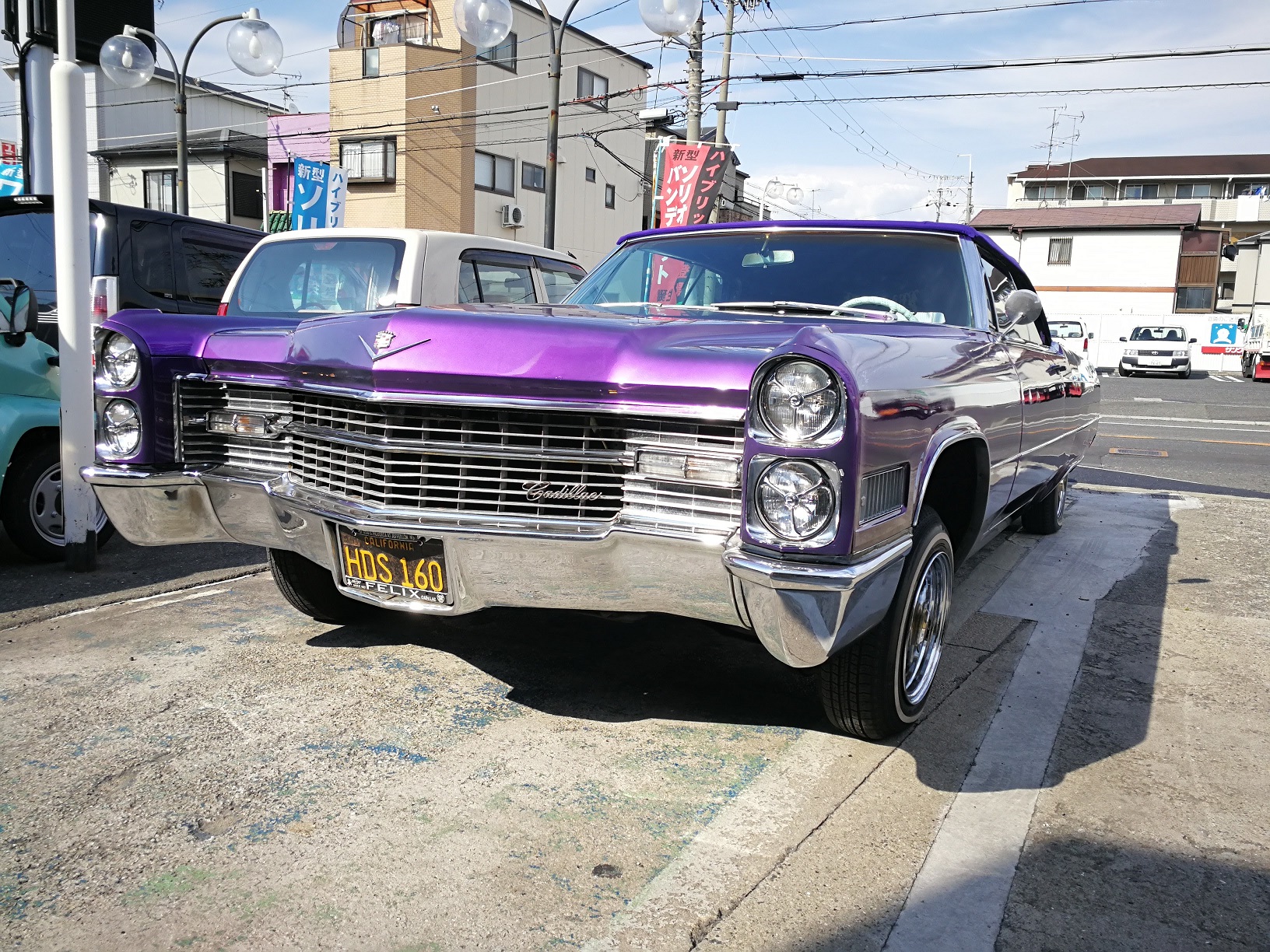 １９６５年式 キャデラック デビル 幌交換 バイオレット ブログ 愛車の総合病院 カートップ大阪