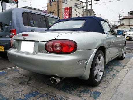 ＮＢロードスター 幌交換 クロス生地 ダークブルー | ブログ | 愛車の総合病院 カートップ大阪