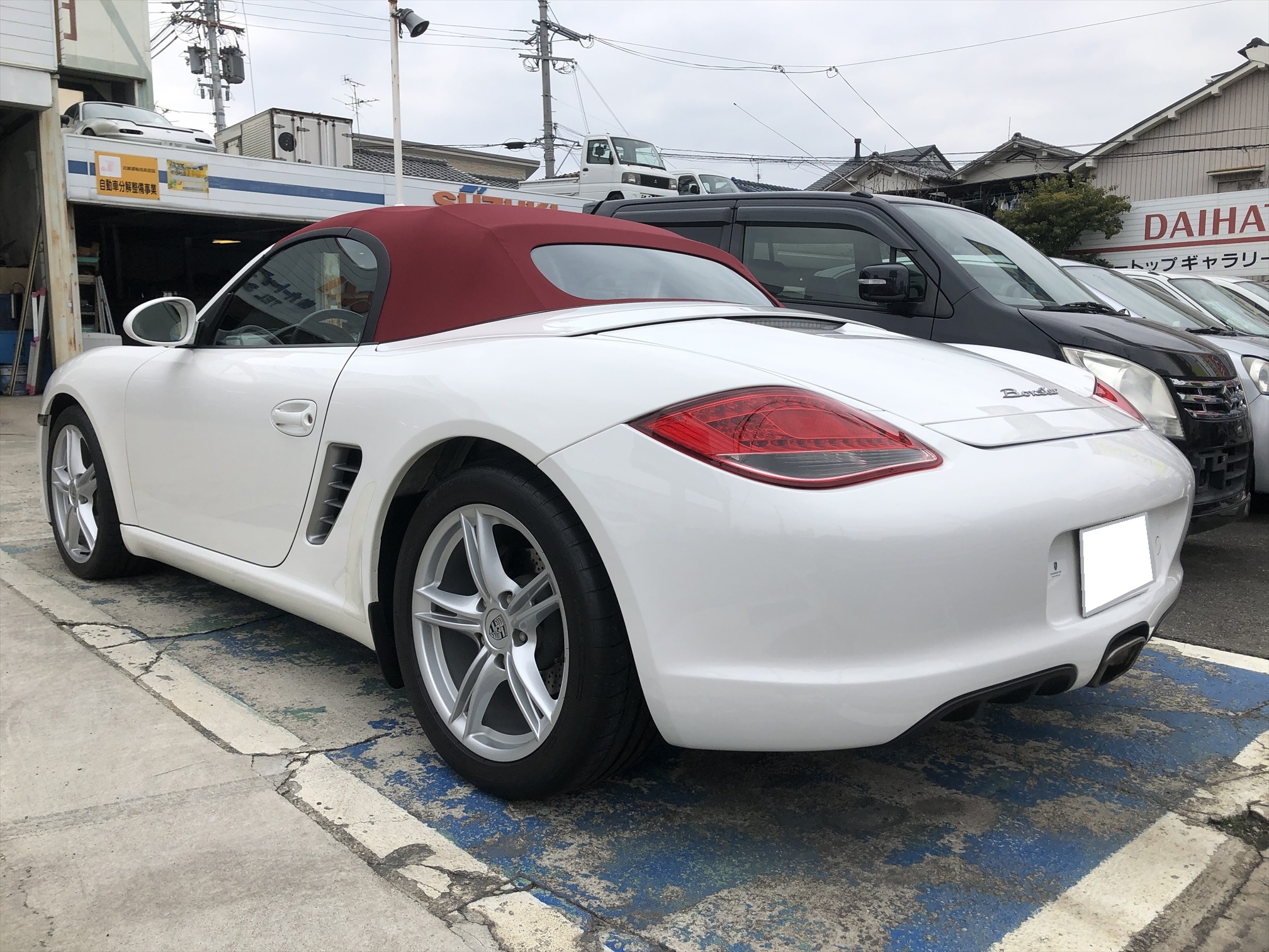 ポルシェボクスター（９８７）幌交換 ボルドー | ブログ | 愛車の総合病院 カートップ大阪